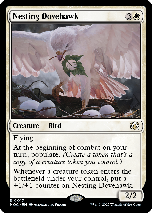 Nesting Dovehawk [March of the Machine Commander] | Jomio and Rueliete's Cards and Comics