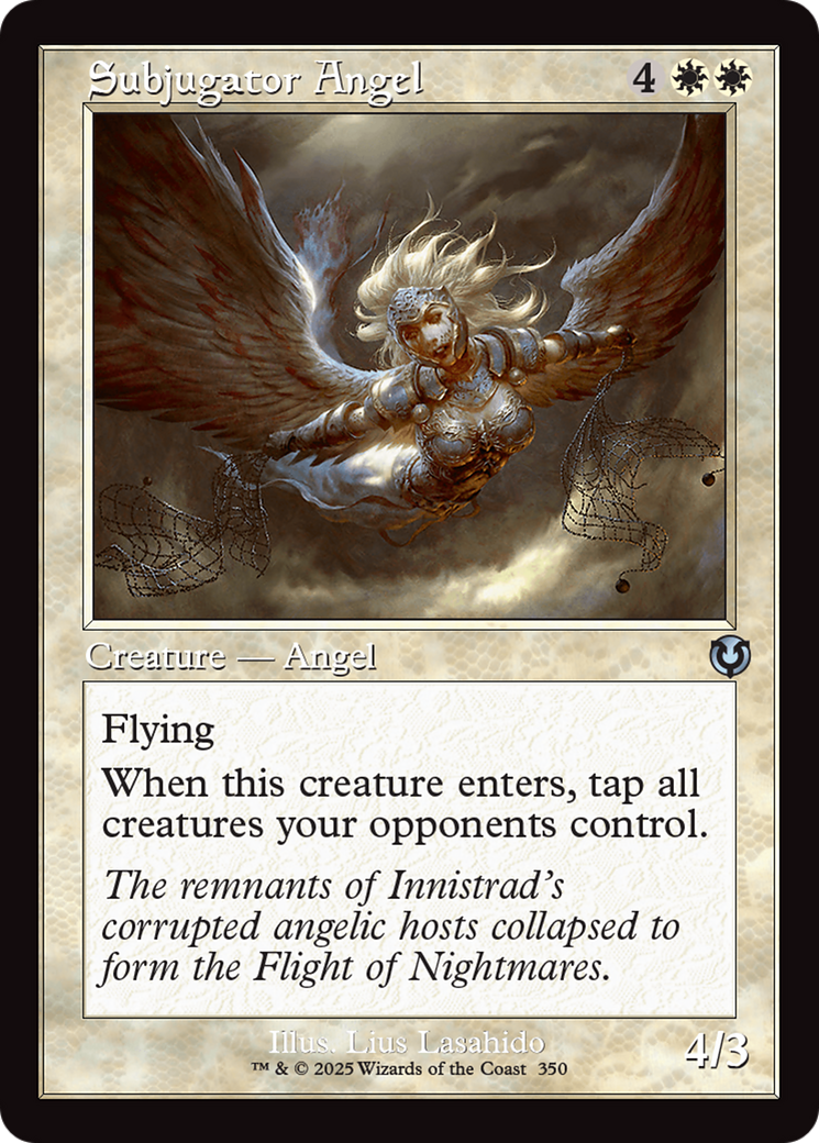 Subjugator Angel (Retro Frame) [Innistrad Remastered] | Jomio and Rueliete's Cards and Comics