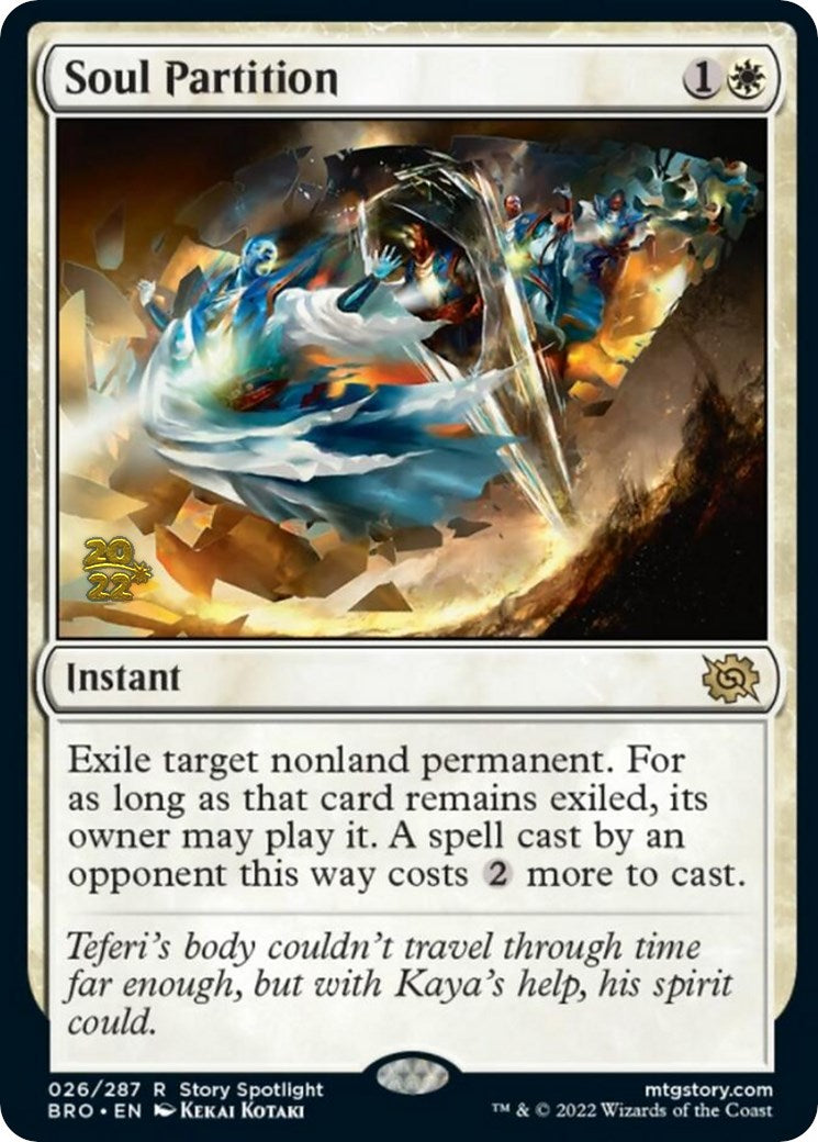 Soul Partition [The Brothers' War Prerelease Promos] | Jomio and Rueliete's Cards and Comics