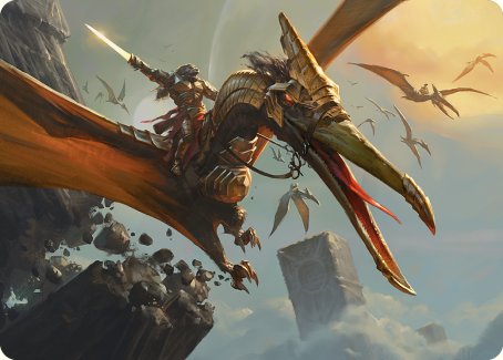 Skyhunter Strike Force Art Card [Phyrexia: All Will Be One Art Series] | Jomio and Rueliete's Cards and Comics