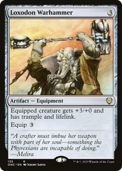 Loxodon Warhammer [Phyrexia: All Will Be One Commander] | Jomio and Rueliete's Cards and Comics