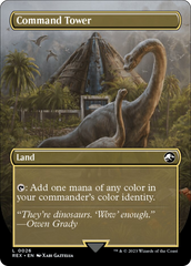 Command Tower // Command Tower (Borderless) [Jurassic World Collection] | Jomio and Rueliete's Cards and Comics