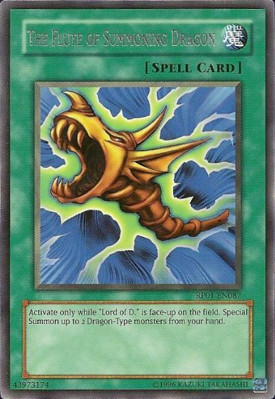 The Flute of Summoning Dragon [RP01-EN087] Rare | Jomio and Rueliete's Cards and Comics