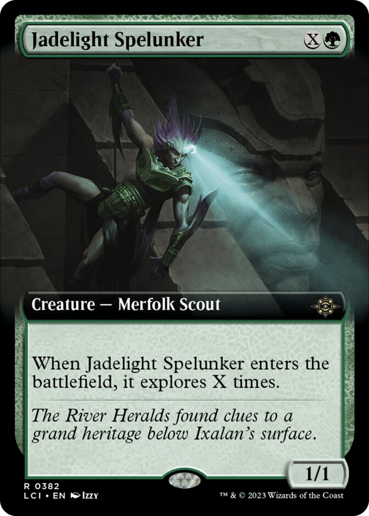 Jadelight Spelunker (Extended Art) [The Lost Caverns of Ixalan] | Jomio and Rueliete's Cards and Comics
