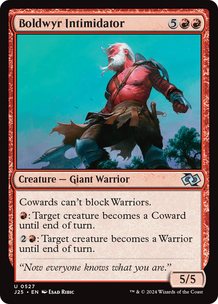 Boldwyr Intimidator [Foundations Jumpstart] | Jomio and Rueliete's Cards and Comics