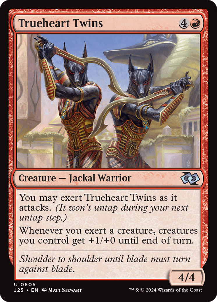 Trueheart Twins [Foundations Jumpstart] | Jomio and Rueliete's Cards and Comics