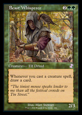 Beast Whisperer (Timeshifted) [Time Spiral Remastered] | Jomio and Rueliete's Cards and Comics