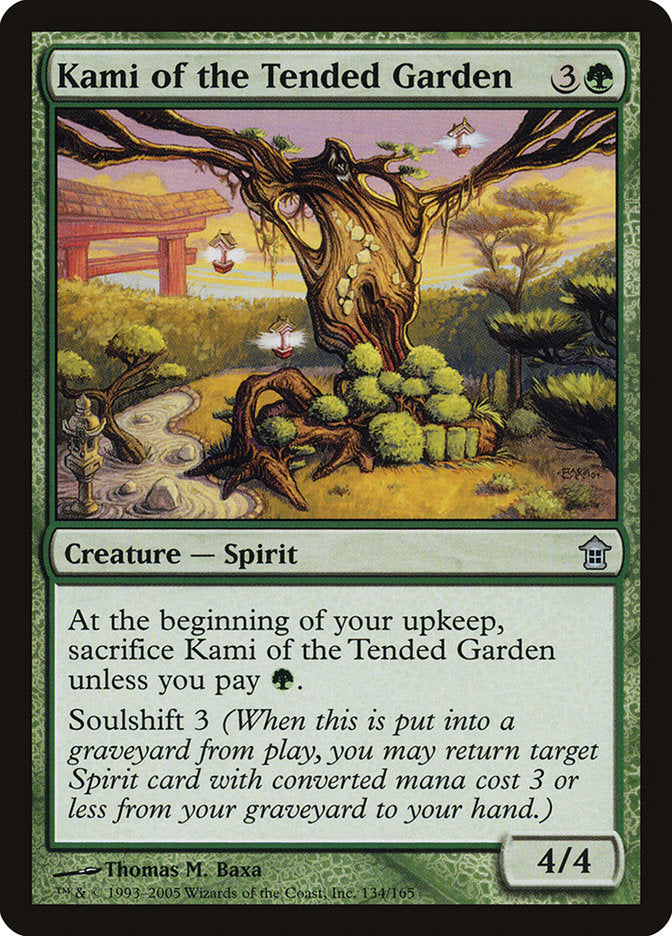 Kami of the Tended Garden [Saviors of Kamigawa] | Jomio and Rueliete's Cards and Comics