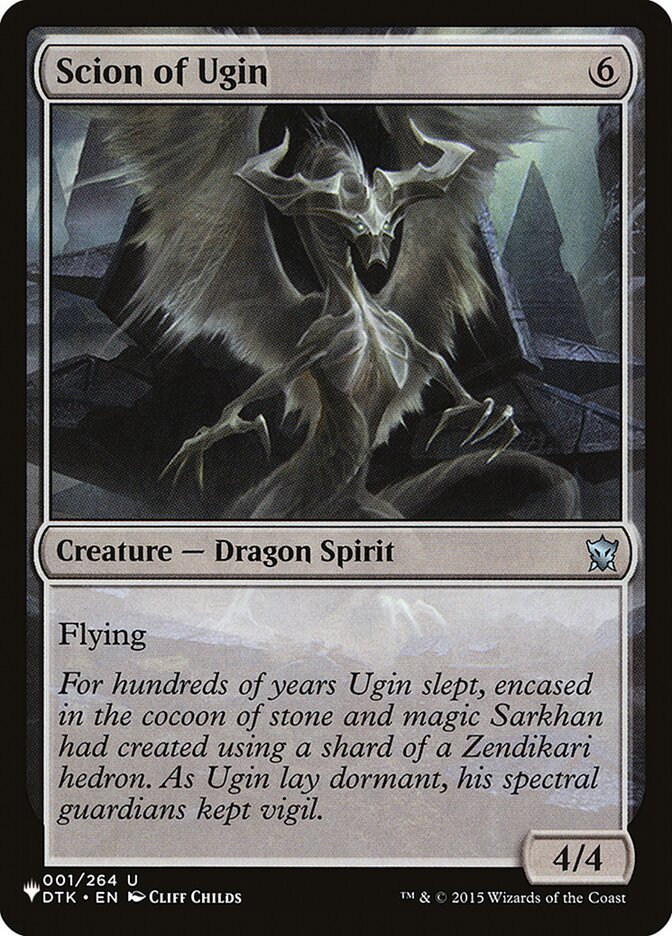 Scion of Ugin [The List] | Jomio and Rueliete's Cards and Comics