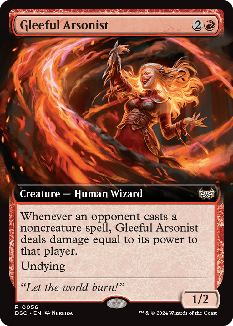 Gleeful Arsonist (Extended Art) [Duskmourn: House of Horror Commander] | Jomio and Rueliete's Cards and Comics