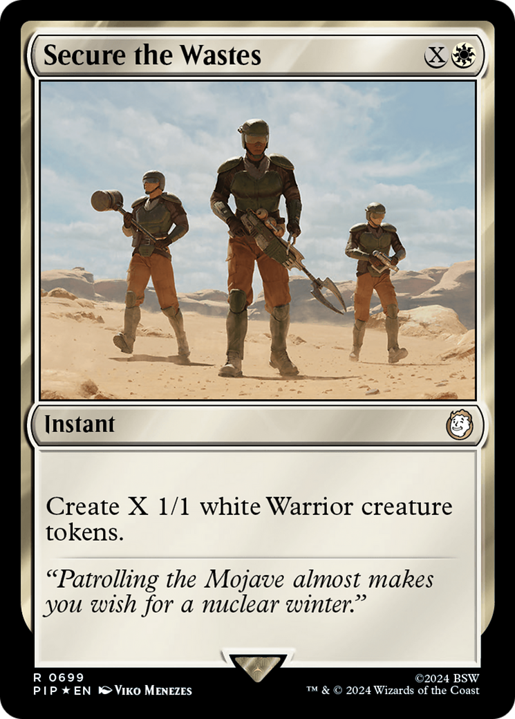 Secure the Wastes (Surge Foil) [Fallout] | Jomio and Rueliete's Cards and Comics