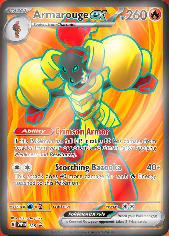 Armarouge ex (125) [Scarlet & Violet: Black Star Promos] | Jomio and Rueliete's Cards and Comics