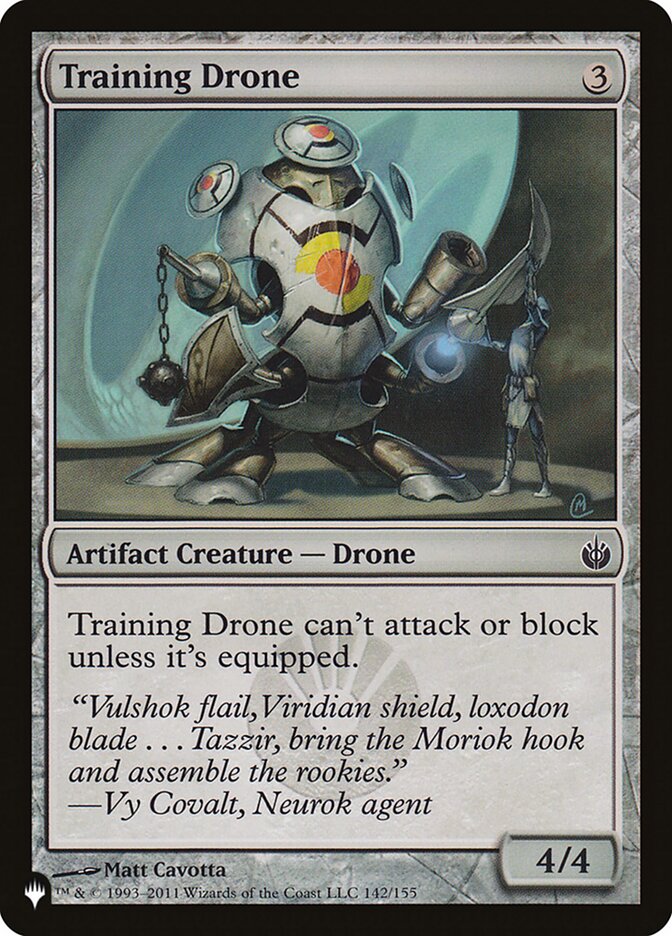 Training Drone [The List] | Jomio and Rueliete's Cards and Comics