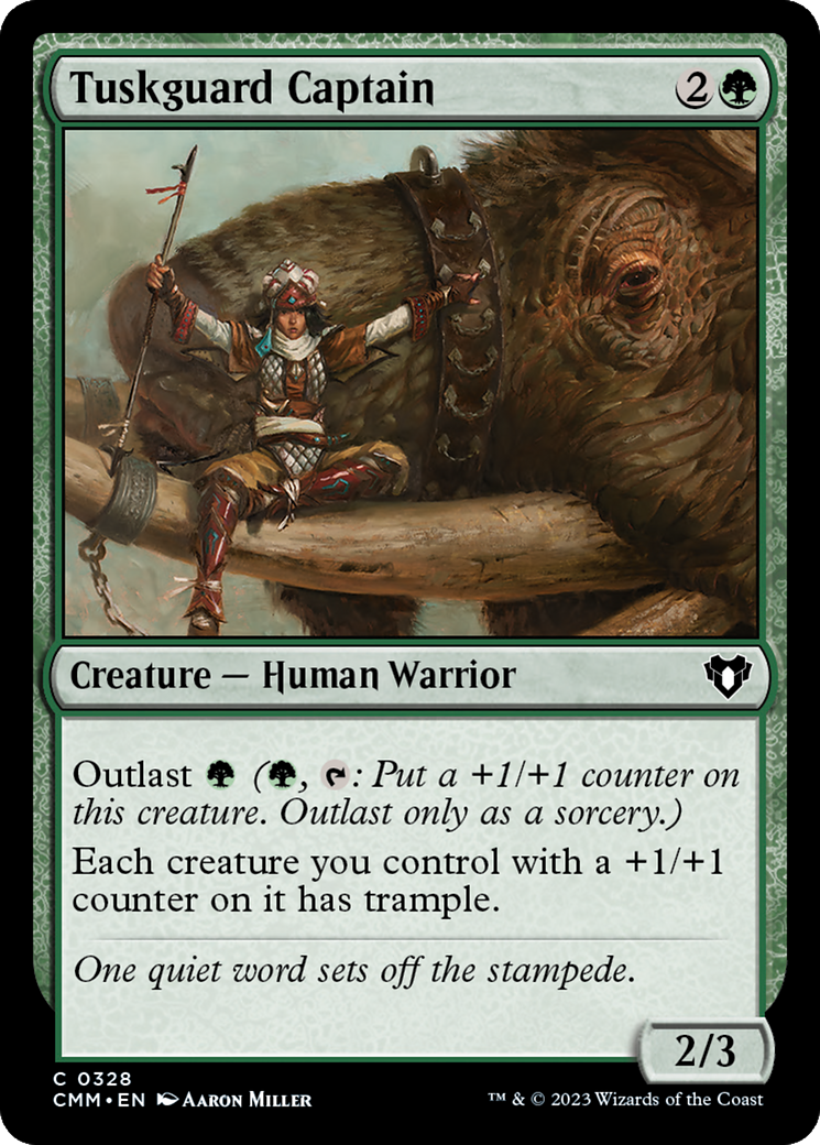 Tuskguard Captain [Commander Masters] | Jomio and Rueliete's Cards and Comics