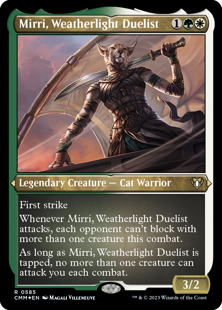 Mirri, Weatherlight Duelist (Foil Etched) [Commander Masters] | Jomio and Rueliete's Cards and Comics