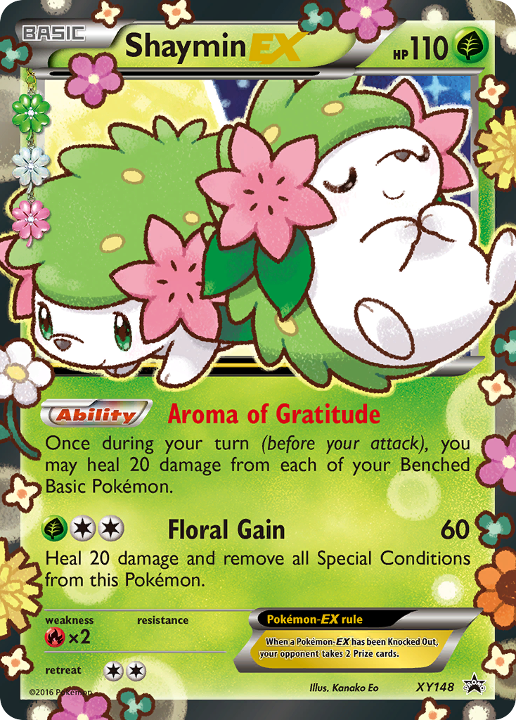 Shaymin EX (XY148) [XY: Black Star Promos] | Jomio and Rueliete's Cards and Comics
