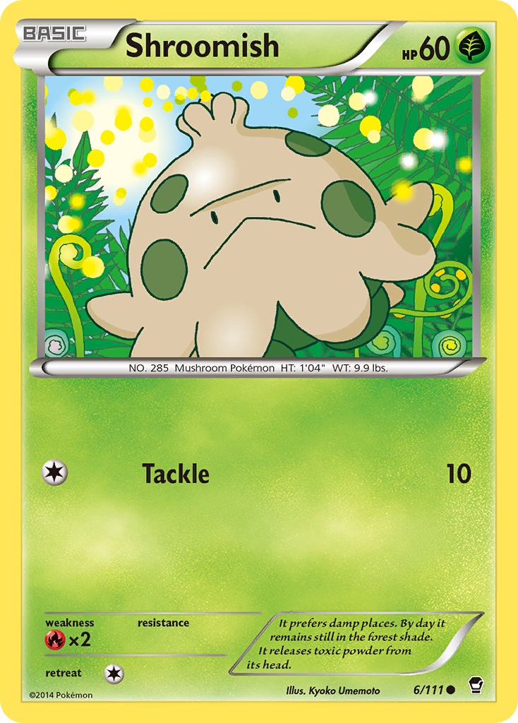 Shroomish (6/111) [XY: Furious Fists] | Jomio and Rueliete's Cards and Comics