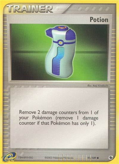 Potion (91/109) [EX: Ruby & Sapphire] | Jomio and Rueliete's Cards and Comics