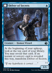 Delver of Secrets // Insectile Aberration [Innistrad: Midnight Hunt] | Jomio and Rueliete's Cards and Comics