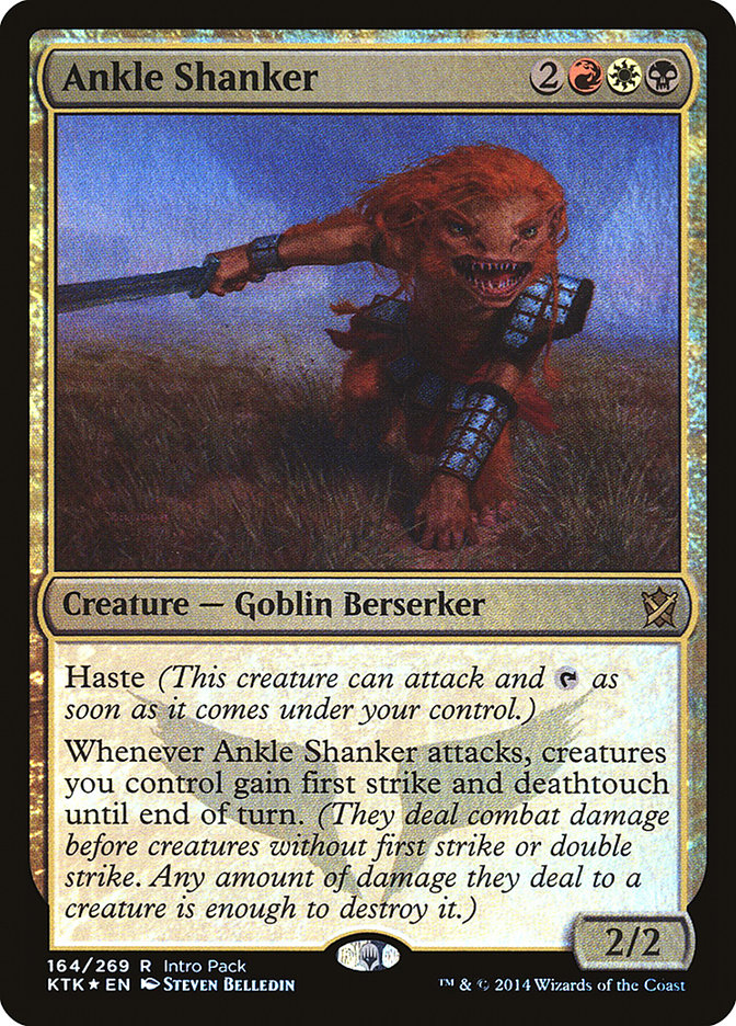 Ankle Shanker (Intro Pack) [Khans of Tarkir Promos] | Jomio and Rueliete's Cards and Comics