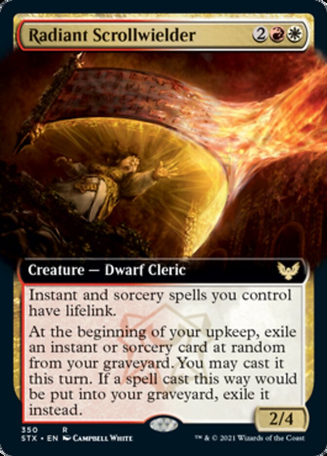 Radiant Scrollwielder (Extended Art) [Strixhaven: School of Mages] | Jomio and Rueliete's Cards and Comics