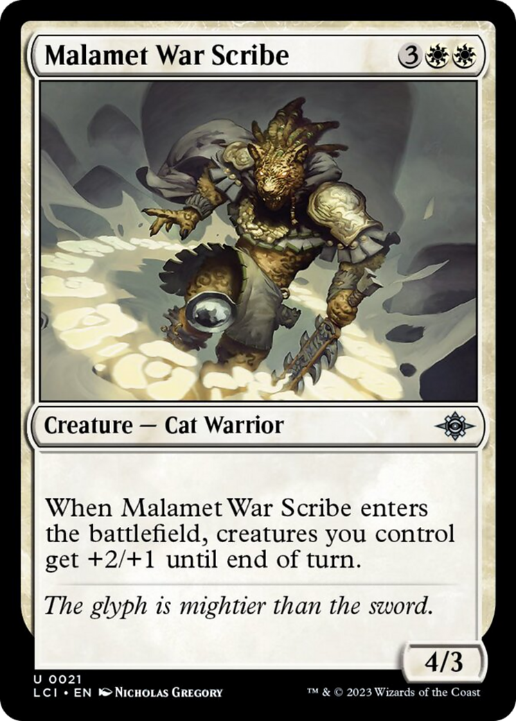 Malamet War Scribe [The Lost Caverns of Ixalan] | Jomio and Rueliete's Cards and Comics