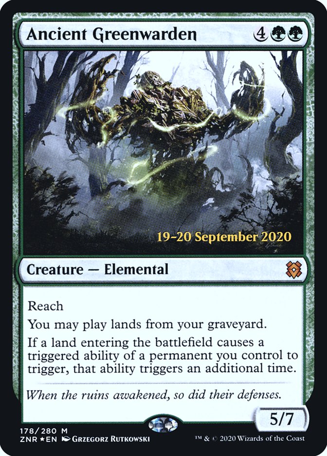 Ancient Greenwarden [Zendikar Rising Prerelease Promos] | Jomio and Rueliete's Cards and Comics