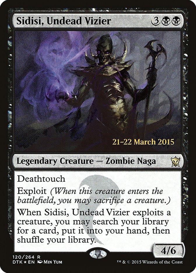 Sidisi, Undead Vizier [Dragons of Tarkir Prerelease Promos] | Jomio and Rueliete's Cards and Comics