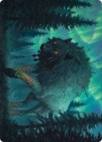 Sarulf, Realm Eater Art Card [Kaldheim Art Series] | Jomio and Rueliete's Cards and Comics