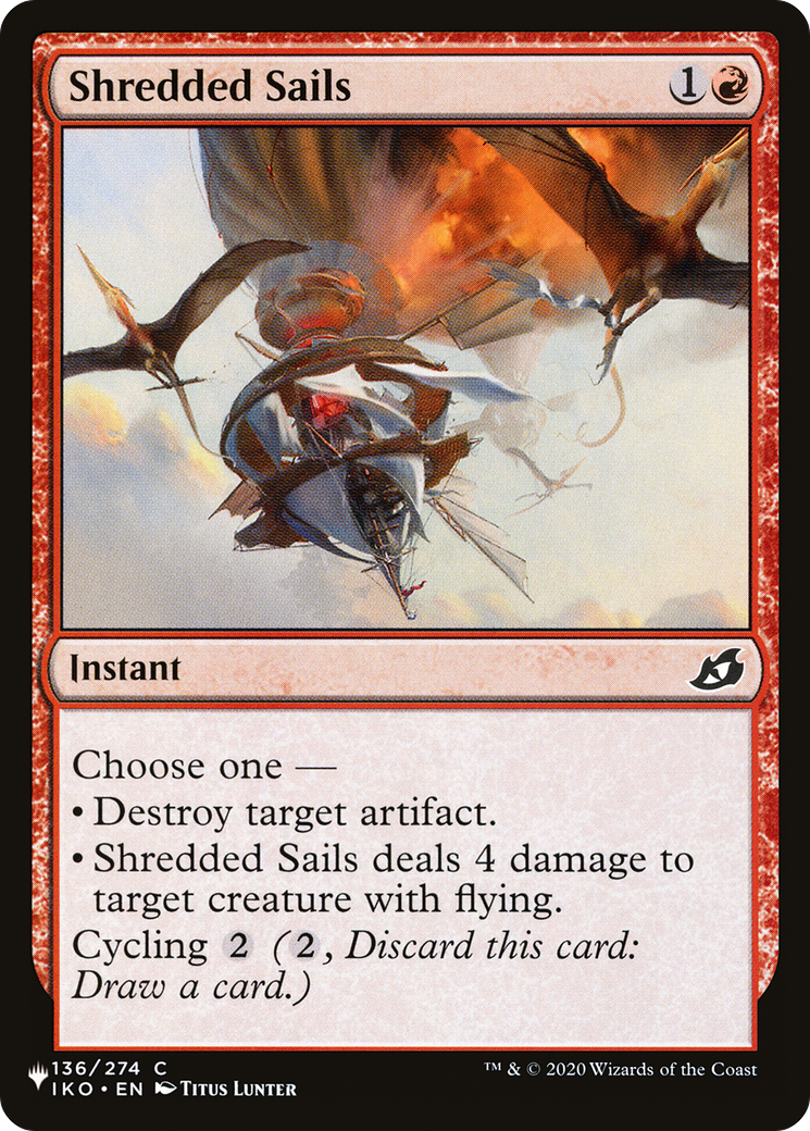 Shredded Sails [The List] | Jomio and Rueliete's Cards and Comics