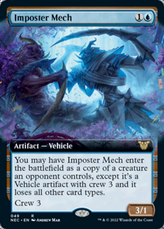 Imposter Mech (Extended Art) [Kamigawa: Neon Dynasty Commander] | Jomio and Rueliete's Cards and Comics