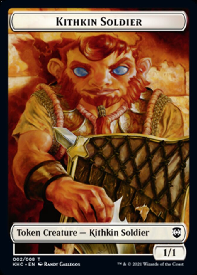 Kithkin Soldier Token [Kaldheim Commander Tokens] | Jomio and Rueliete's Cards and Comics