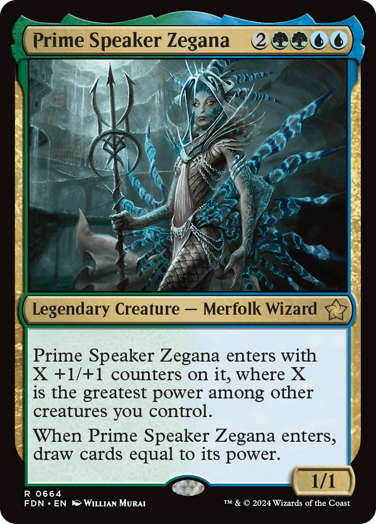 Prime Speaker Zegana [Foundations] | Jomio and Rueliete's Cards and Comics