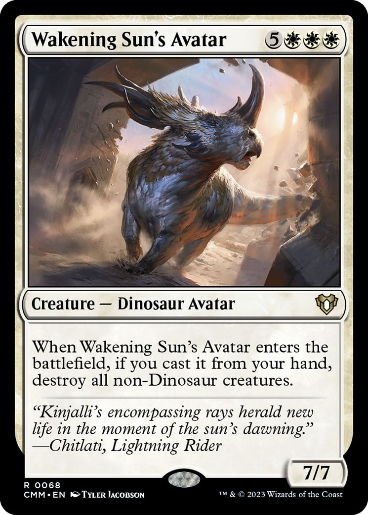 Wakening Sun's Avatar [Commander Masters] | Jomio and Rueliete's Cards and Comics