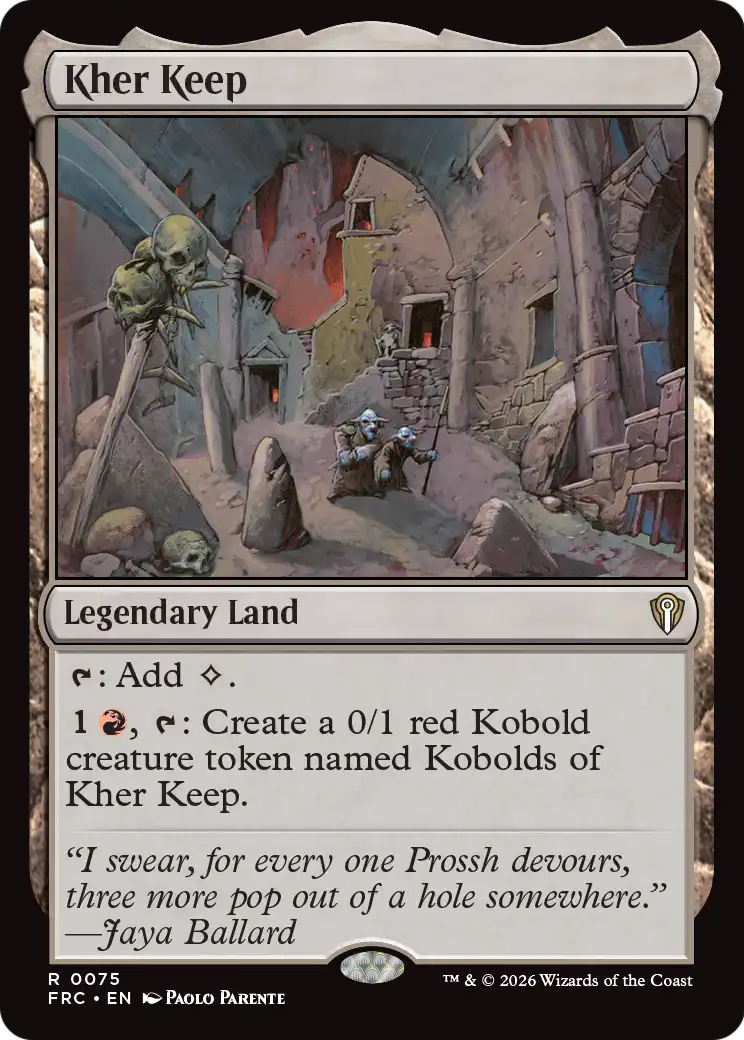 Kher Keep [Reality Fracture Commander] | Jomio and Rueliete's Cards and Comics
