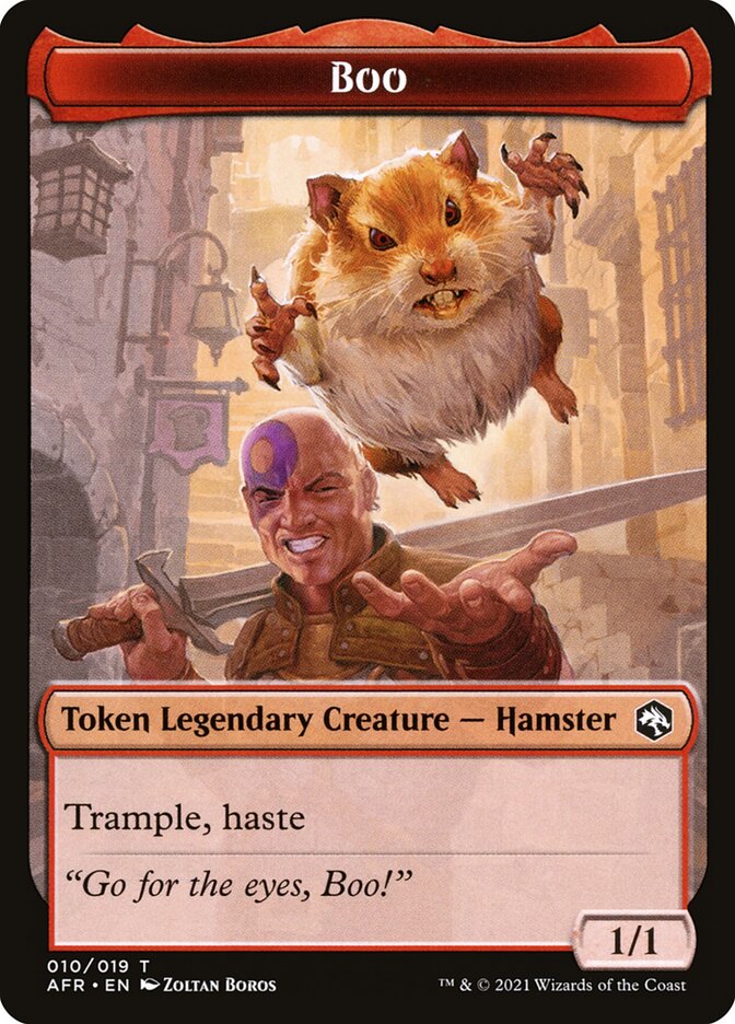 Treasure // Boo Double-Sided Token [Dungeons & Dragons: Adventures in the Forgotten Realms Tokens] | Jomio and Rueliete's Cards and Comics