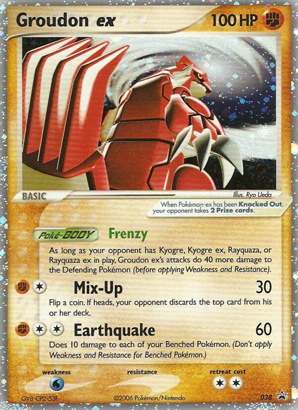 Groudon ex (038) [Nintendo: Black Star Promos] | Jomio and Rueliete's Cards and Comics