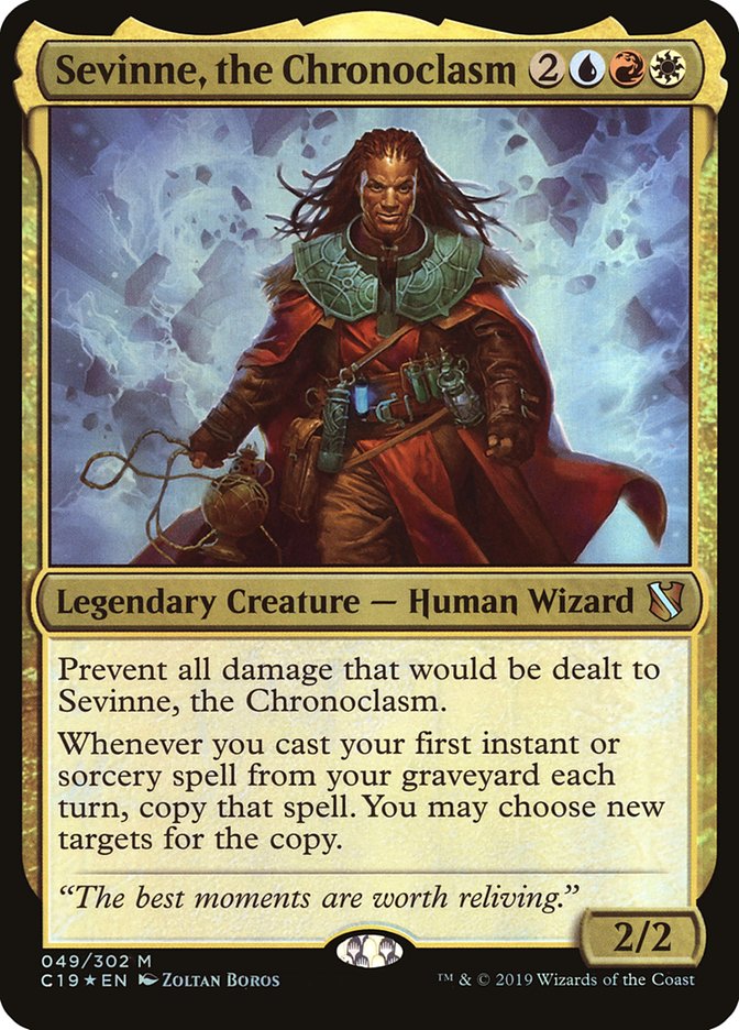 Sevinne, the Chronoclasm (Oversized) [Commander 2019 Oversized] | Jomio and Rueliete's Cards and Comics
