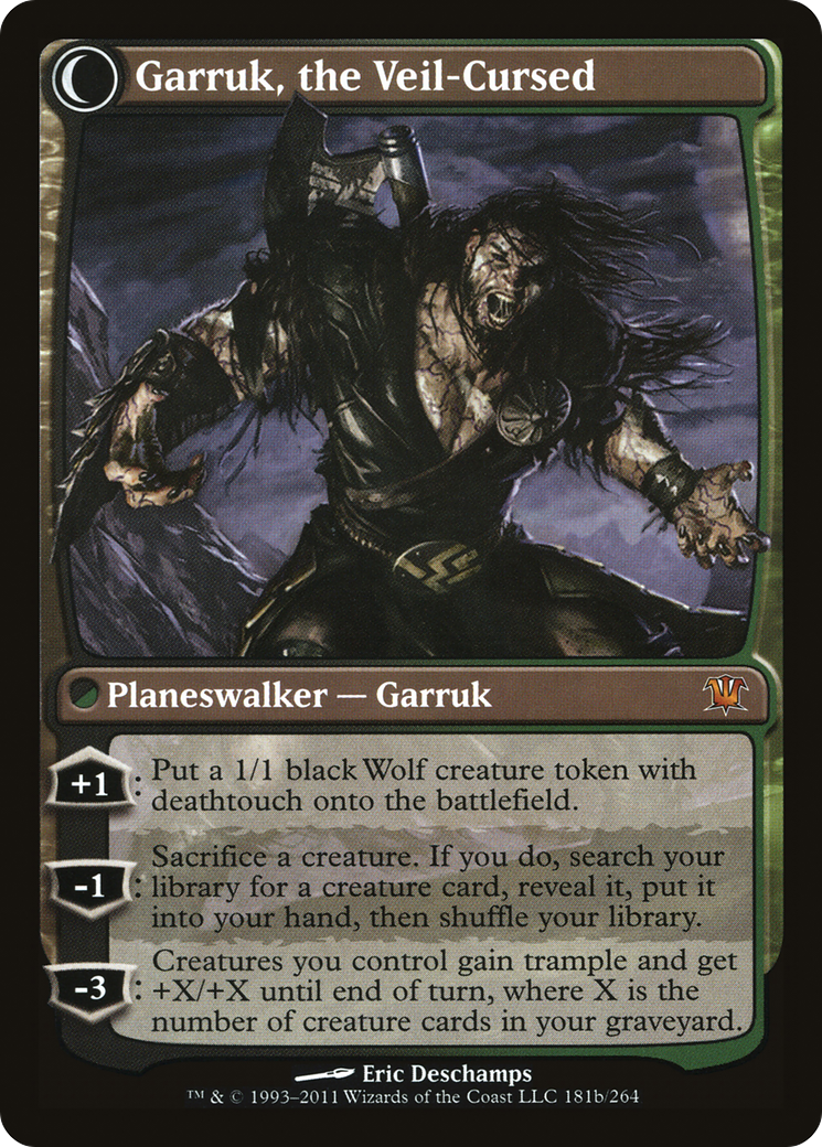 Garruk Relentless // Garruk, the Veil-Cursed [Secret Lair: From Cute to Brute] | Jomio and Rueliete's Cards and Comics