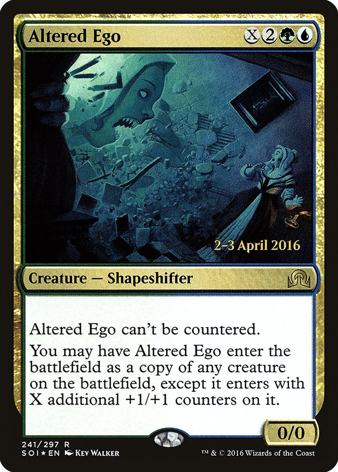 Altered Ego [Shadows over Innistrad Prerelease Promos] | Jomio and Rueliete's Cards and Comics