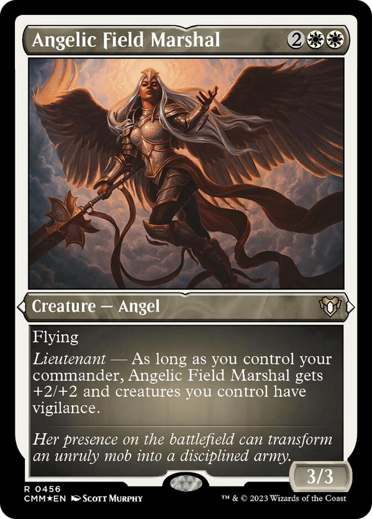 Angelic Field Marshal (Foil Etched) [Commander Masters] | Jomio and Rueliete's Cards and Comics