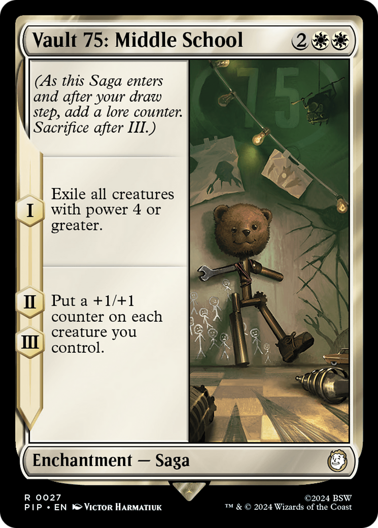 Vault 75: Middle School [Fallout] | Jomio and Rueliete's Cards and Comics