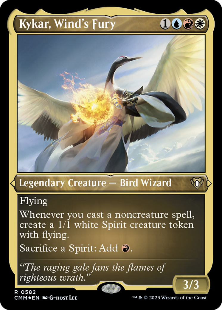 Kykar, Wind's Fury (Foil Etched) [Commander Masters] | Jomio and Rueliete's Cards and Comics