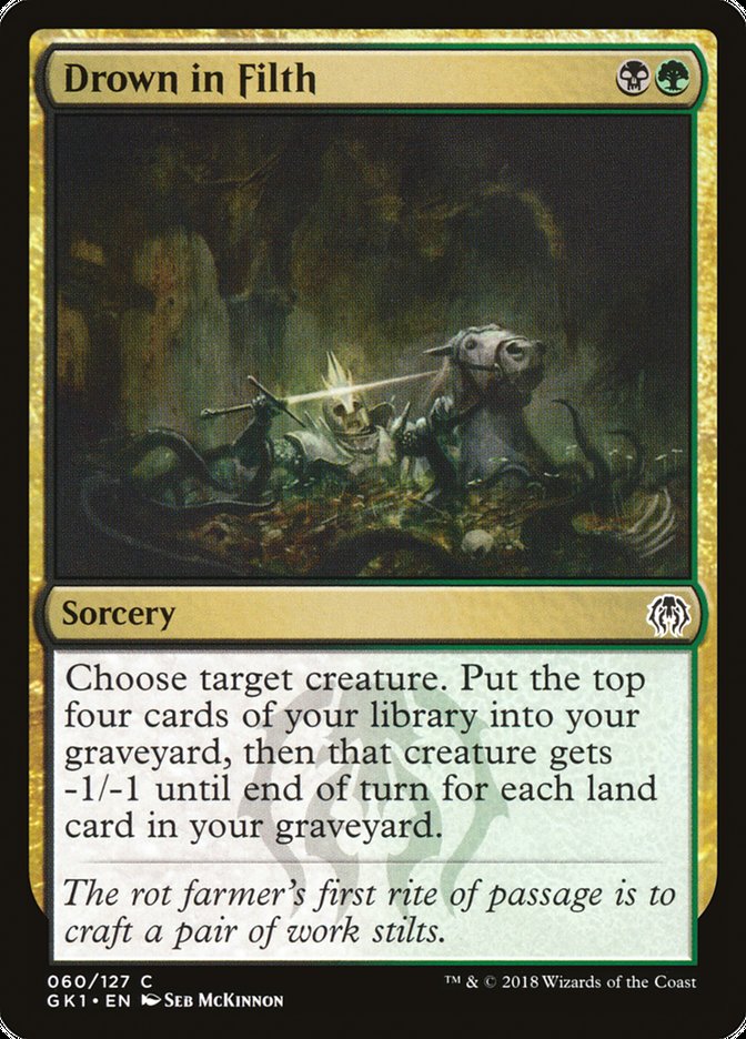Drown in Filth [Guilds of Ravnica Guild Kit] | Jomio and Rueliete's Cards and Comics