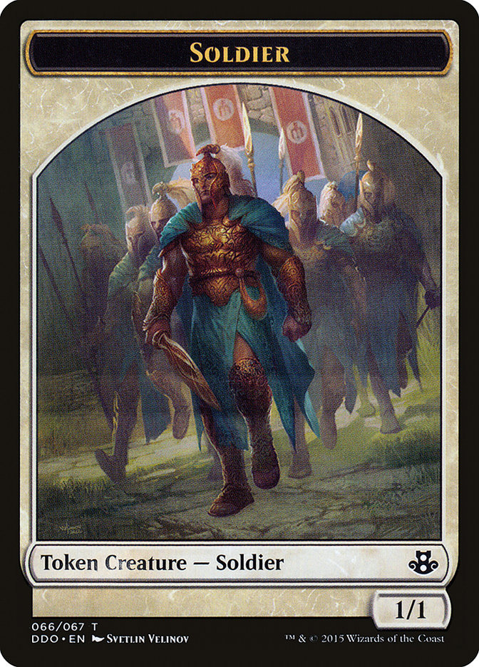Soldier Token [Duel Decks: Elspeth vs. Kiora] | Jomio and Rueliete's Cards and Comics