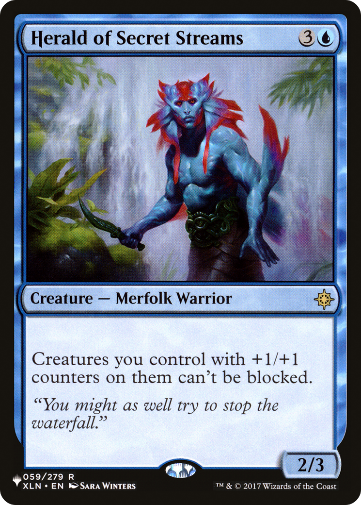 Herald of Secret Streams [The List] | Jomio and Rueliete's Cards and Comics