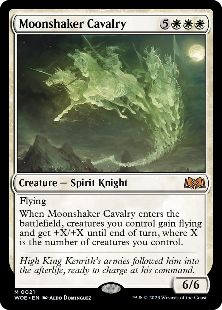Moonshaker Cavalry [Wilds of Eldraine] | Jomio and Rueliete's Cards and Comics