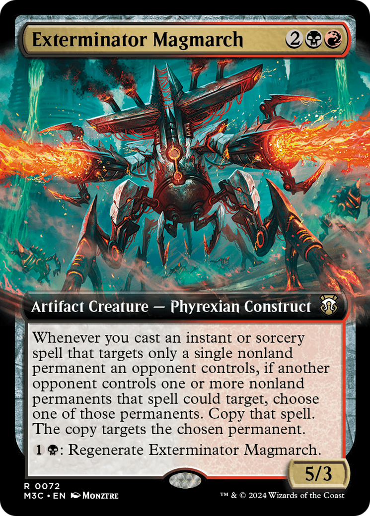 Exterminator Magmarch (Extended Art) (Ripple Foil) [Modern Horizons 3 Commander] | Jomio and Rueliete's Cards and Comics
