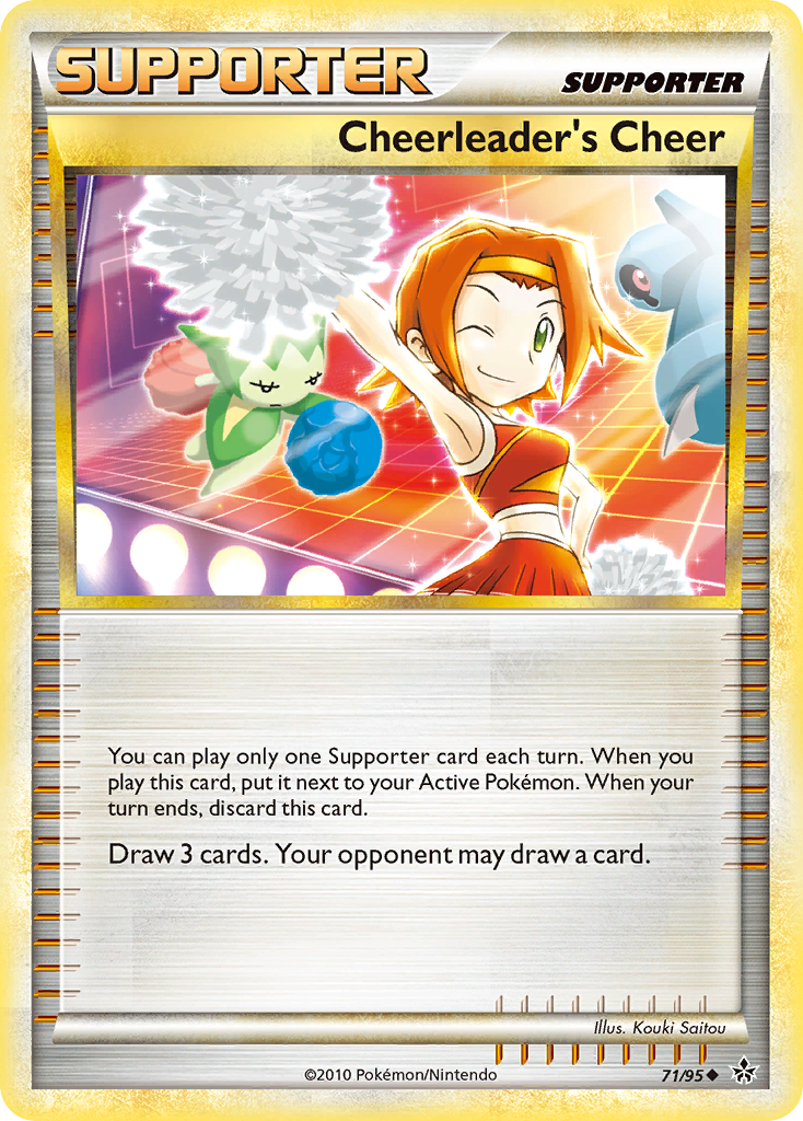 Cheerleader's Cheer (71/95) [HeartGold & SoulSilver: Unleashed] | Jomio and Rueliete's Cards and Comics