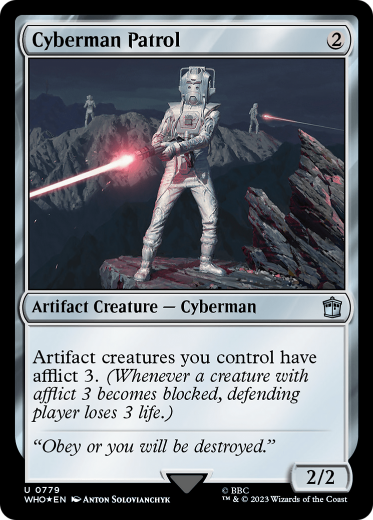 Cyberman Patrol (Surge Foil) [Doctor Who] | Jomio and Rueliete's Cards and Comics